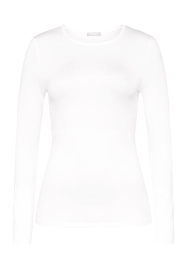 71259 Soft Touch Long Sleeve Top - 101 White
